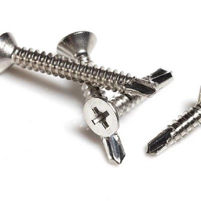 Paslanmaz Çelik Düz Kafa Kendiliğinden Sondaj Vidası